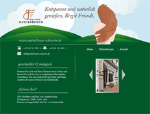 Tablet Screenshot of naturfriseur-schwerin.de